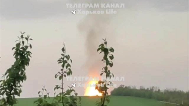 Под Харьковом взорвался газопровод