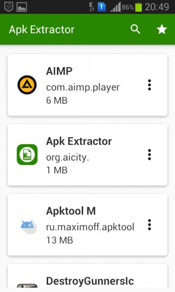 Apk Extractor 1.1