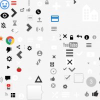 YouTube icons